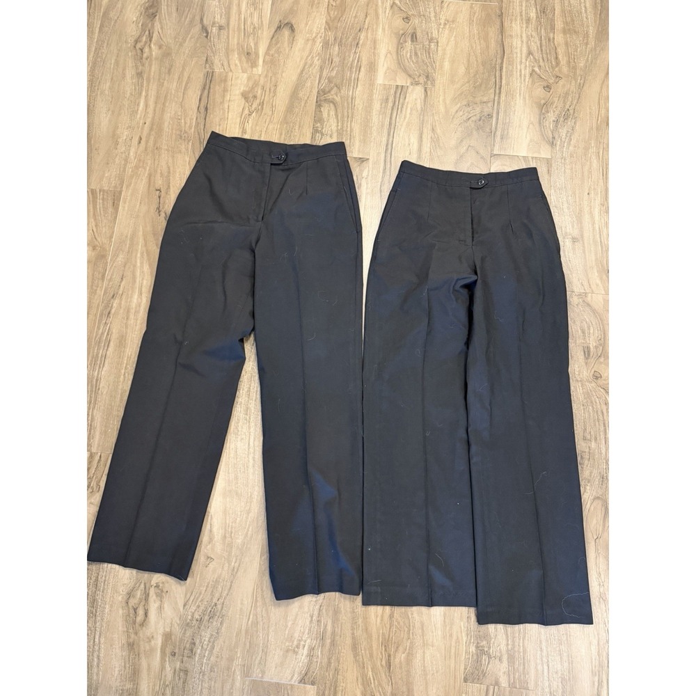 US Navy Women's Service Blue Pants 12 MR 75% Poly 25% Wool New Unbelted
